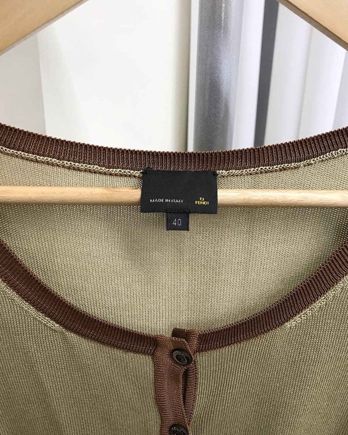 펜디 주카 백로고 은장 가디건 상품이미지3