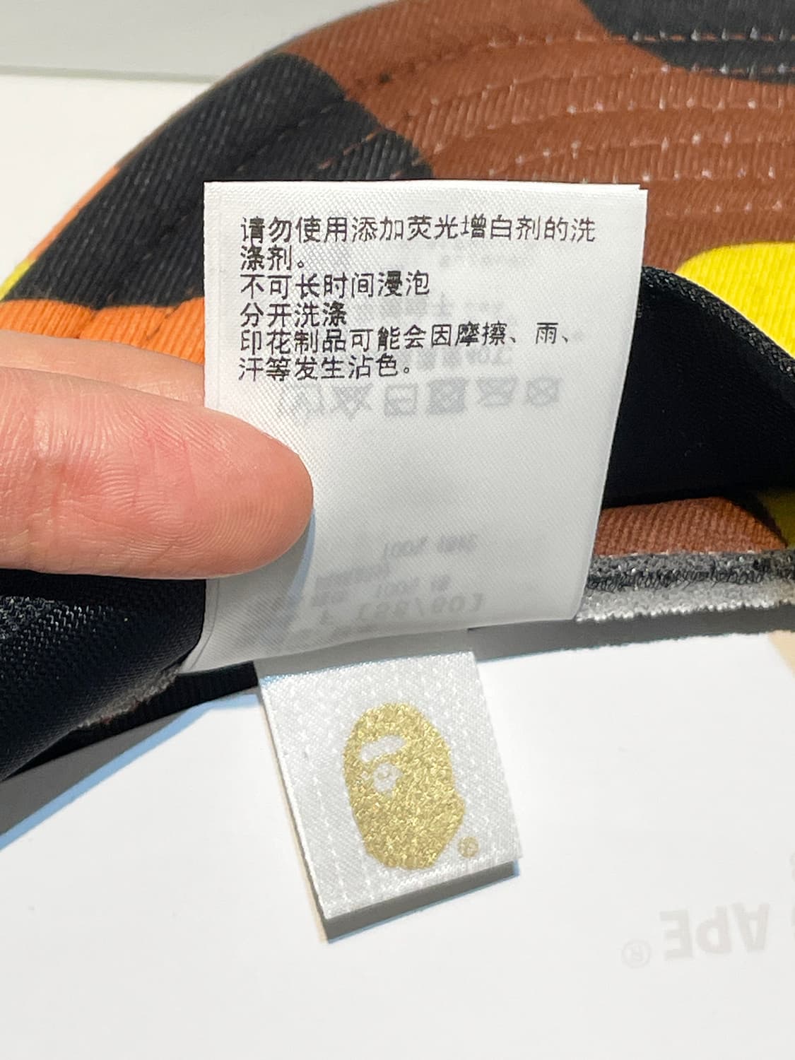 베이프 밀리터리 캡모자 미사용 새 상품 A846 상품이미지10