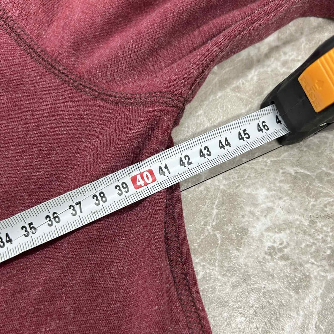 아베크롬비 y2k 여리핏 버건디 후드집업 희귀져지(M) 상품이미지5