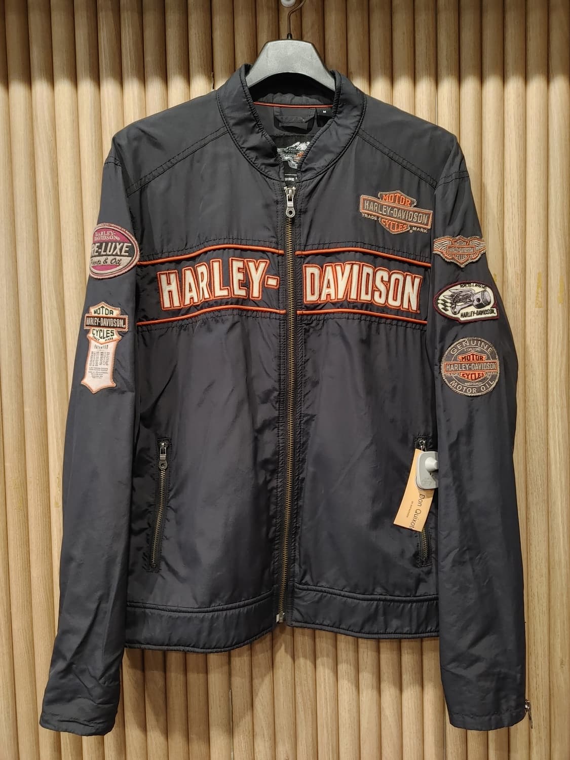 무배) 할리 데이비슨 패치워크 레이싱 자켓 - M 상품이미지1