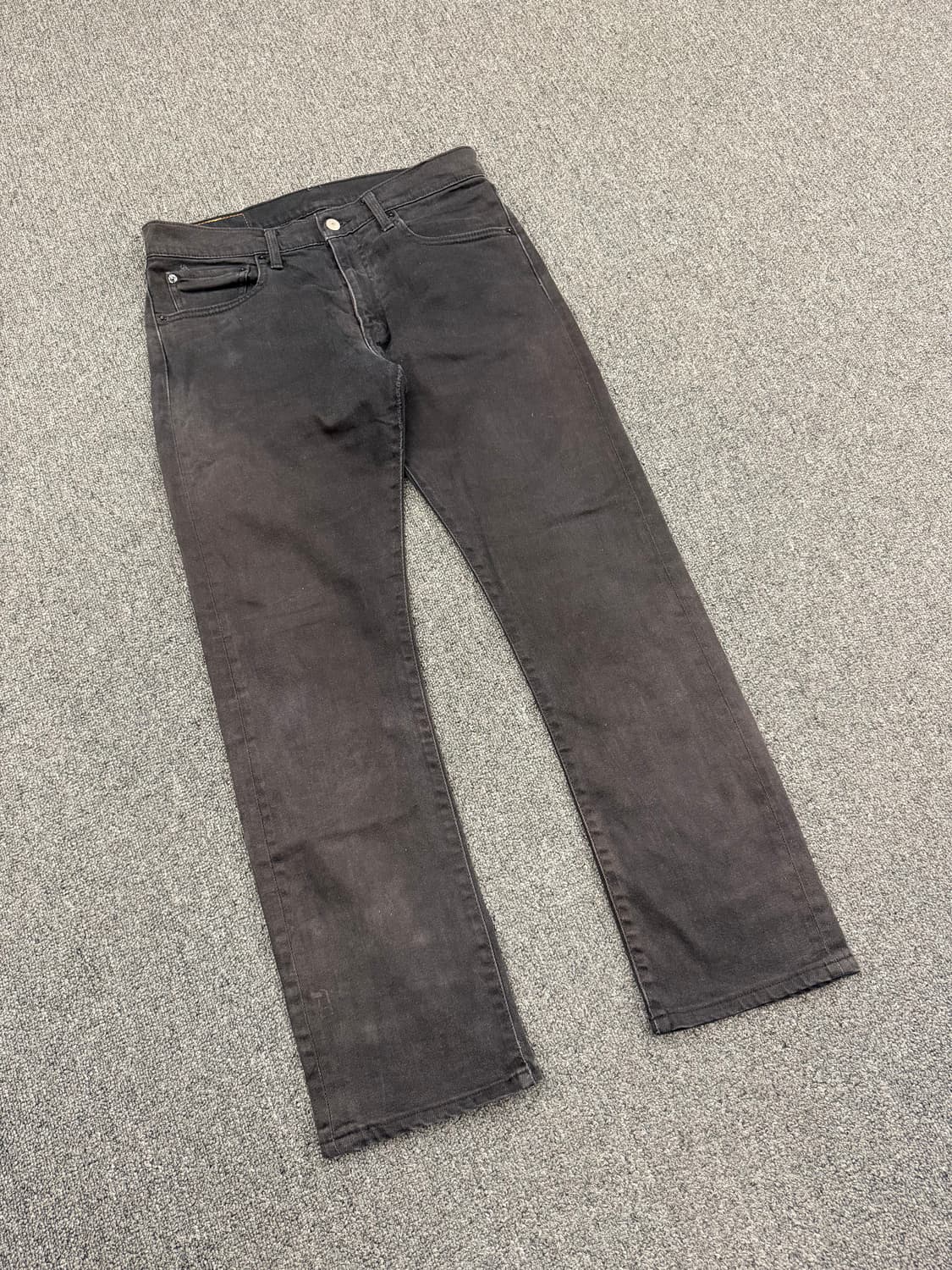 33)리바이스 705 빈티지 블랙 데님팬츠 상품이미지1