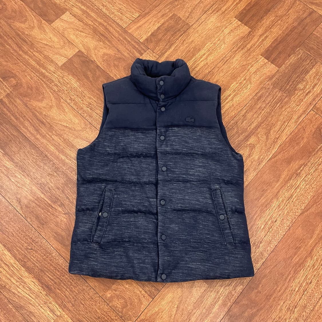 라코스테 네이비 패딩 조끼 상품이미지1
