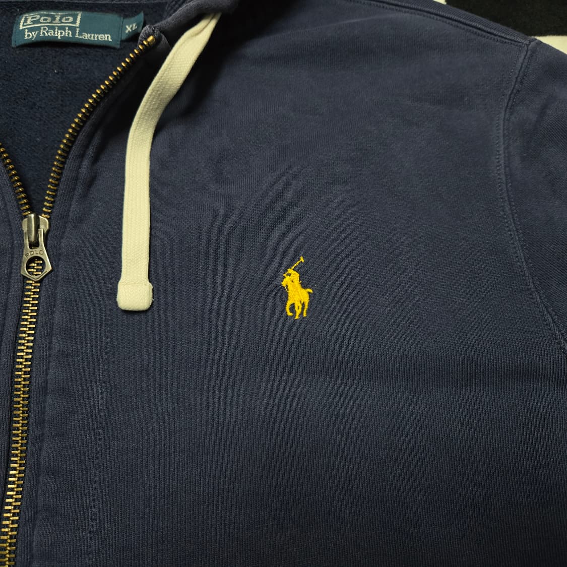 XL 폴로랄프로렌 써멀 후드 집업 네이비 상품이미지2