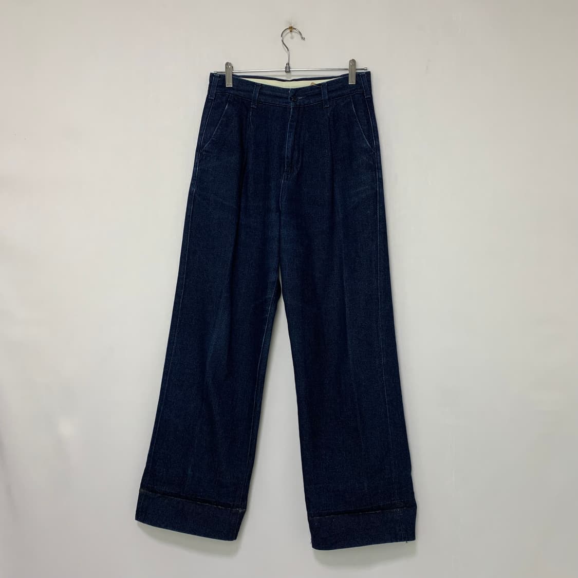 Lee 리 빈티지 다크 데님 와이드 팬츠 청바지 30인치 상품이미지1