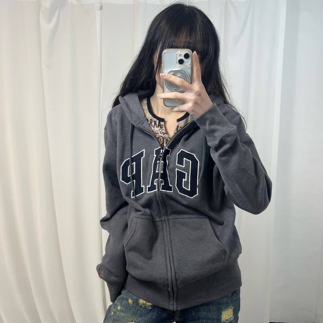 GAP Zip-Up Hoodie 상품이미지1