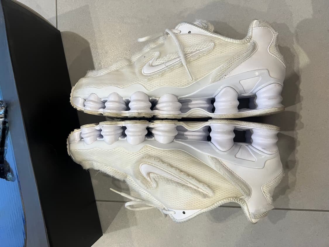 나이키 x 꼼데 샥스 TL 화이트 280 상품이미지5