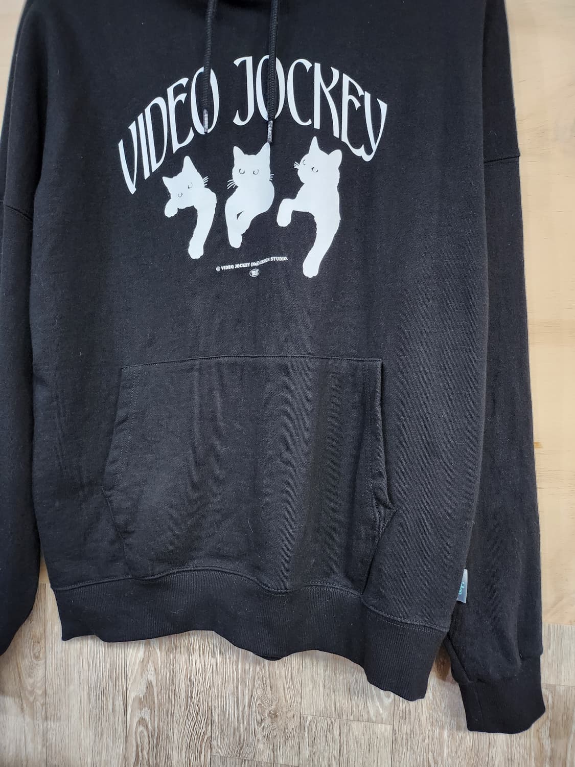414) 비디오자키 고양이 후드티 상품이미지4