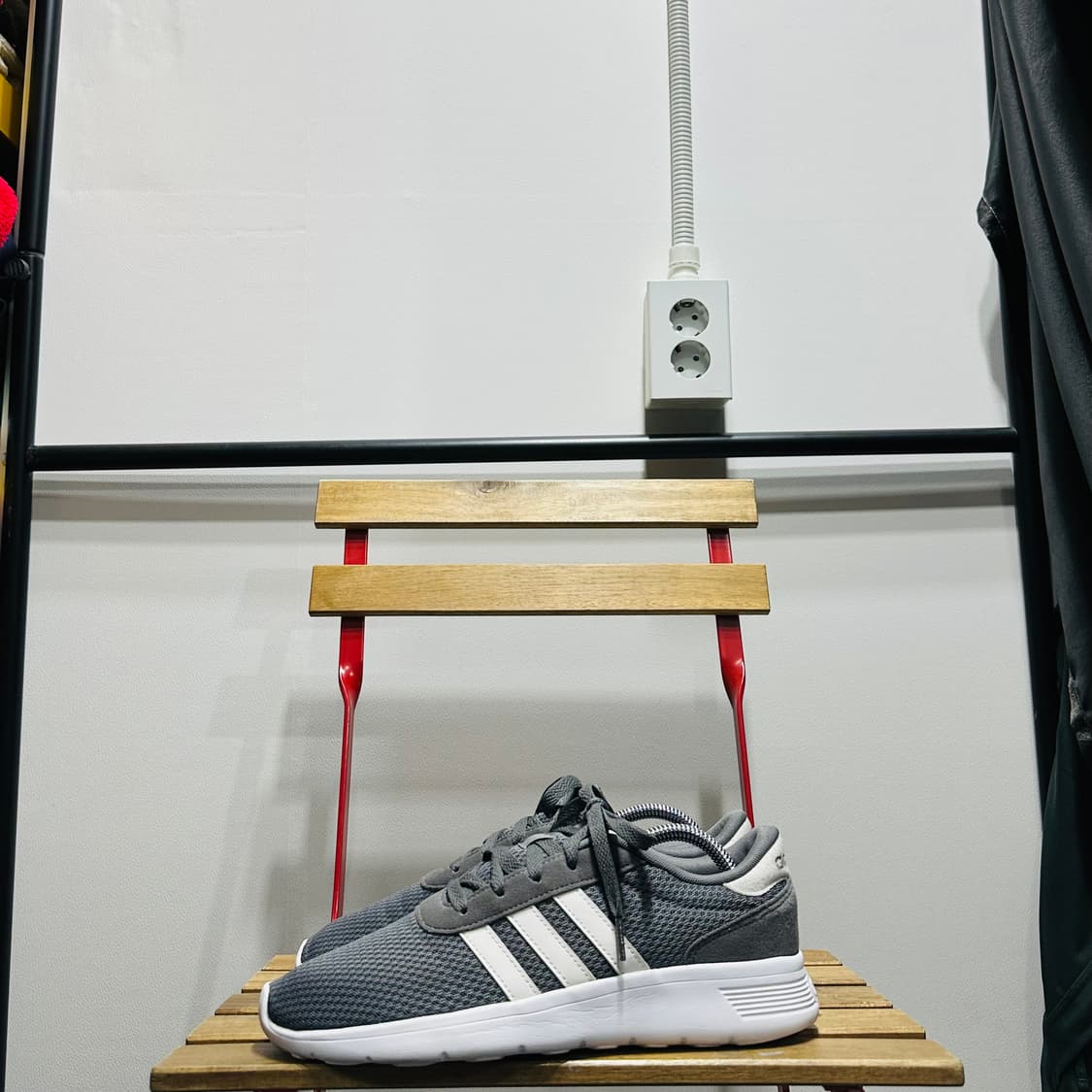 260) 아디다스 운동화 남성 남자 신발 Lite Racer 3.0그레이 상품이미지3