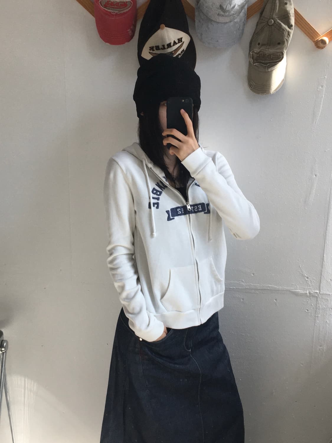 아베크롬비 스펠 자수 후드집업 상품이미지2