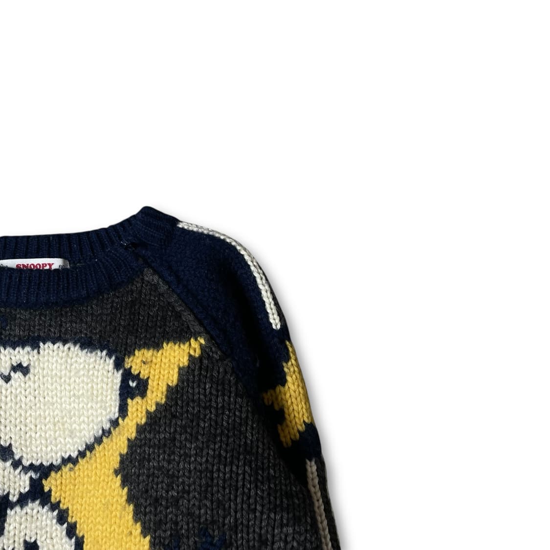 빈티지 스누피 키즈 별 긴팔 니트 80 상품이미지2