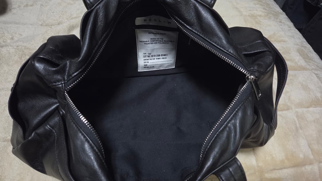 비슬로우 볼링백 블랙 상품이미지3