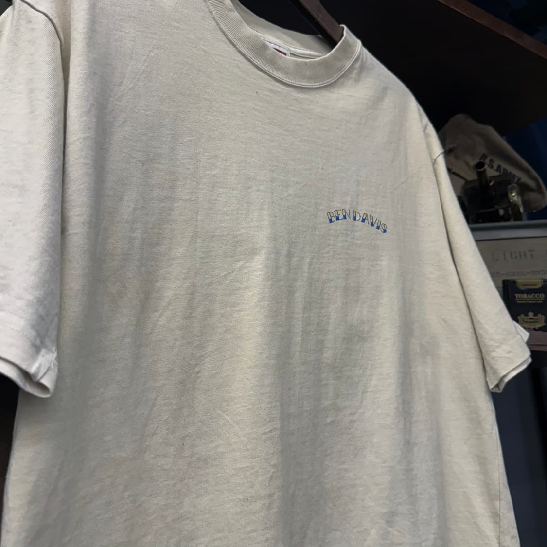 벤 데이비스 올드스쿨 에잇볼 그래픽 반팔티셔츠 박시핏 N842   상품이미지3