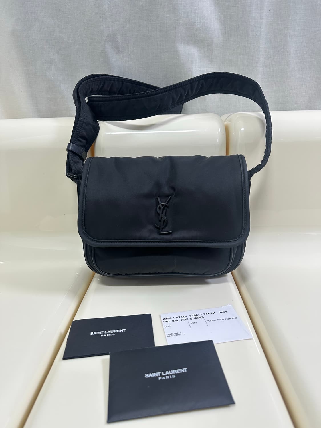 [SA 정품] 생로랑 니키백 메신저 블랙 스몰 상품이미지6