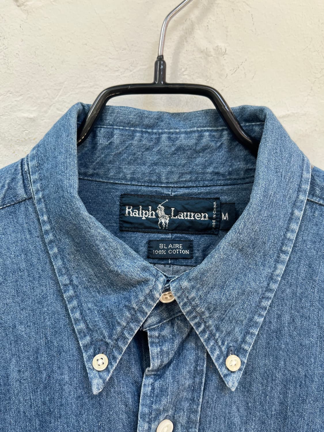 Ralph Lauren 코튼 청남방 M 상품이미지2