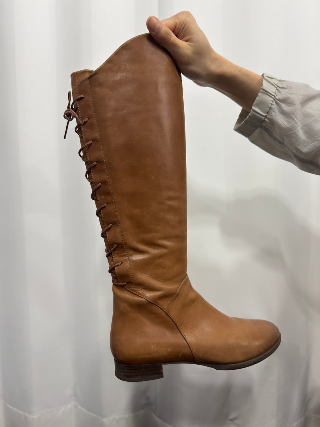 vabeene leather laceup boots 상품이미지6
