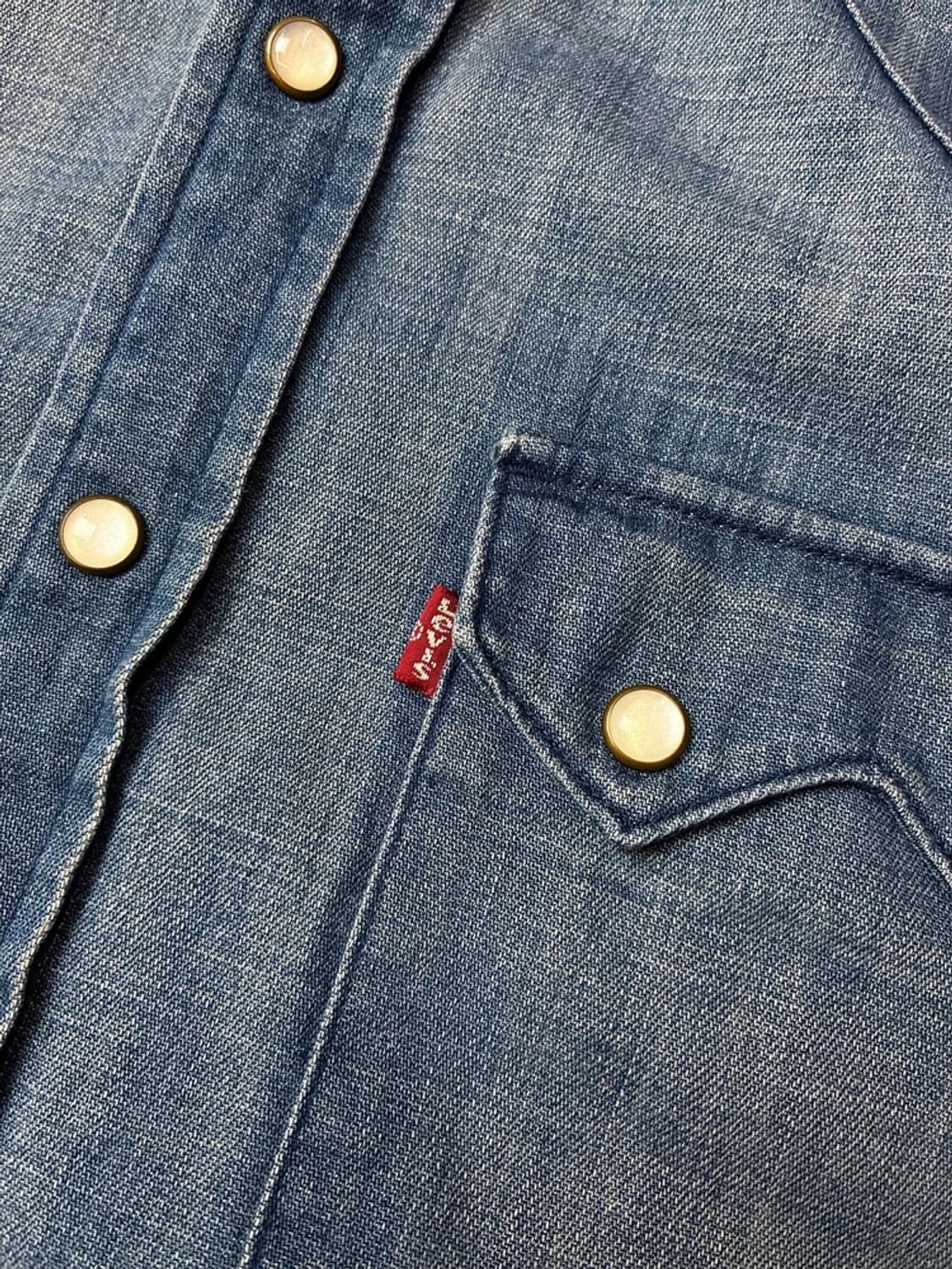 리바이스 페이딩 웨스턴 데님 셔츠 PN5807 상품이미지3