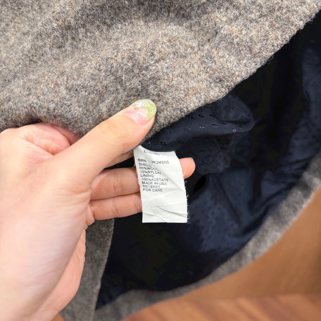 울리치 후드 집업 코트 드로우 스트링 플랩 포켓 디테일 레귤러핏 베이지 상품이미지7