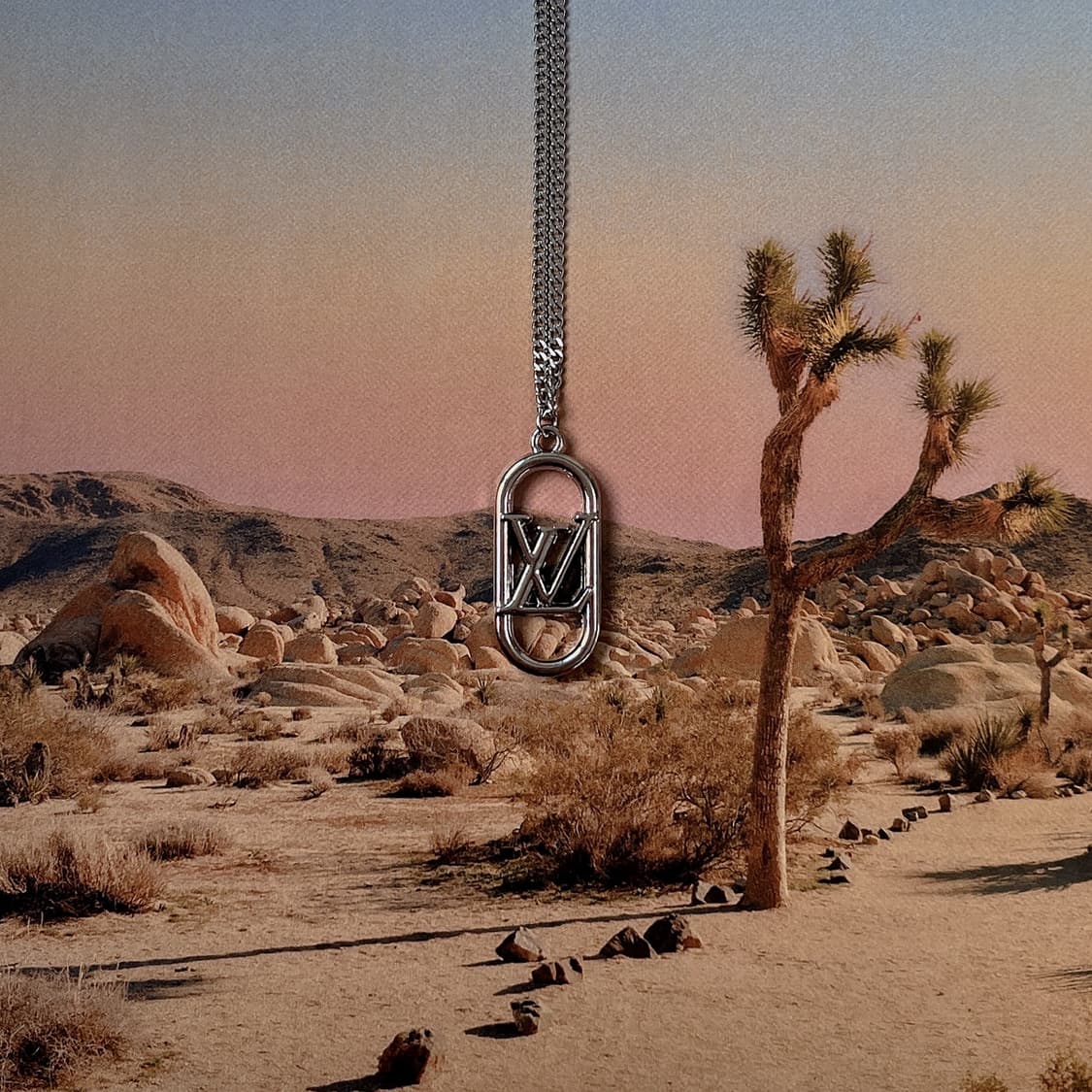 루이비통 더블 프레임 클립 목걸이 상품이미지2