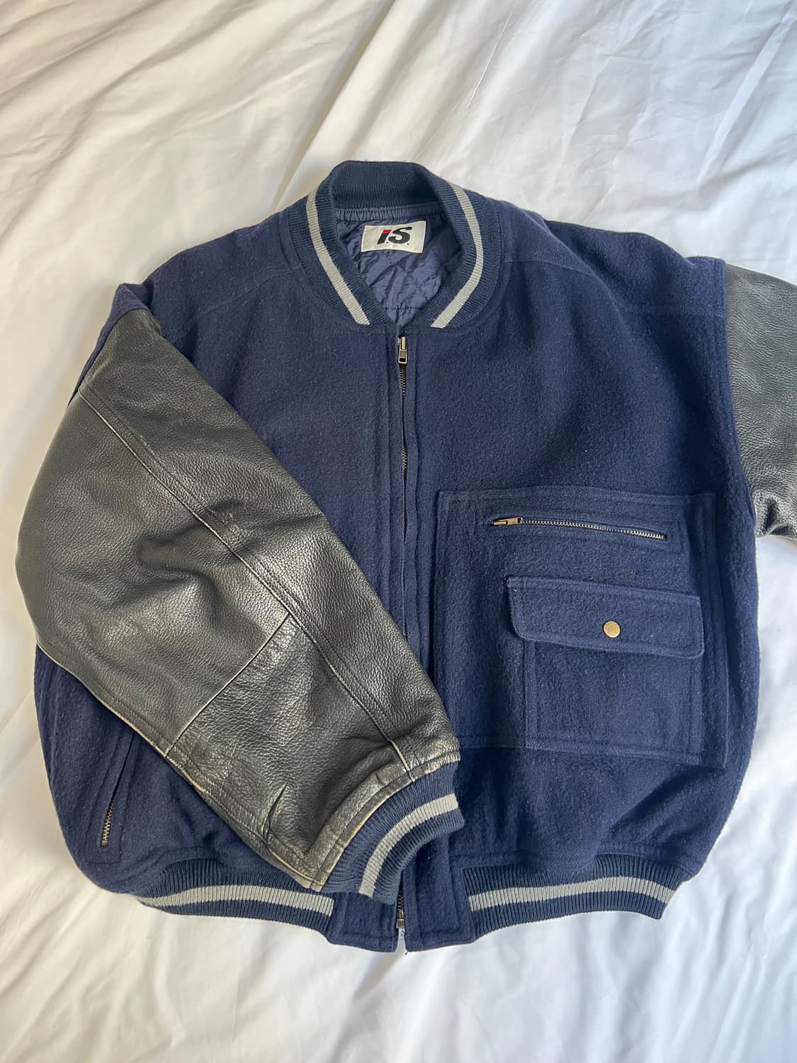 80s 빈티지 ISSEY MIYAKE 아카이브 바시티 이세이미야케 자켓 상품이미지6