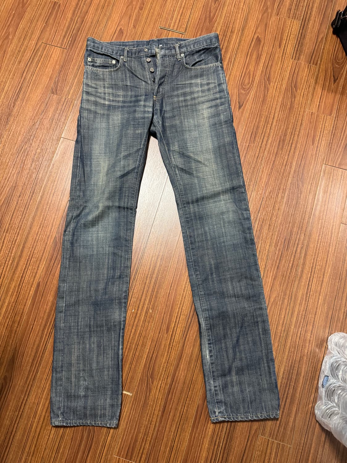 디올옴므/05ss 라메 코팅 주름 가공진/31 상품이미지1