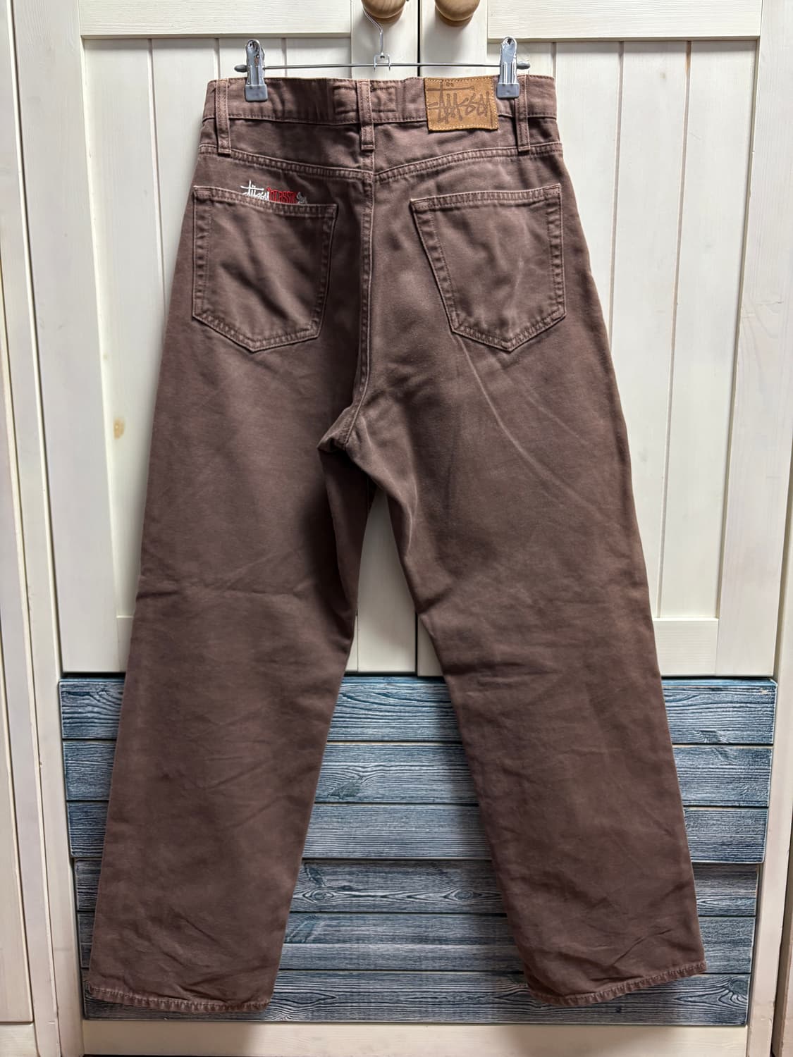 스투시 클래식 진 캔버스 브라운 30 사이즈 상품이미지3