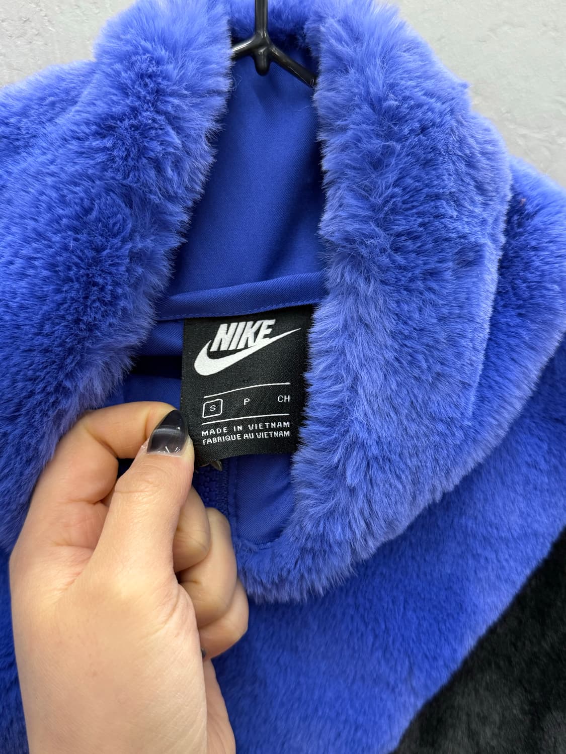 NIKE 나이키 우먼 스우시 퍼 자켓 후리스 S 상품이미지4