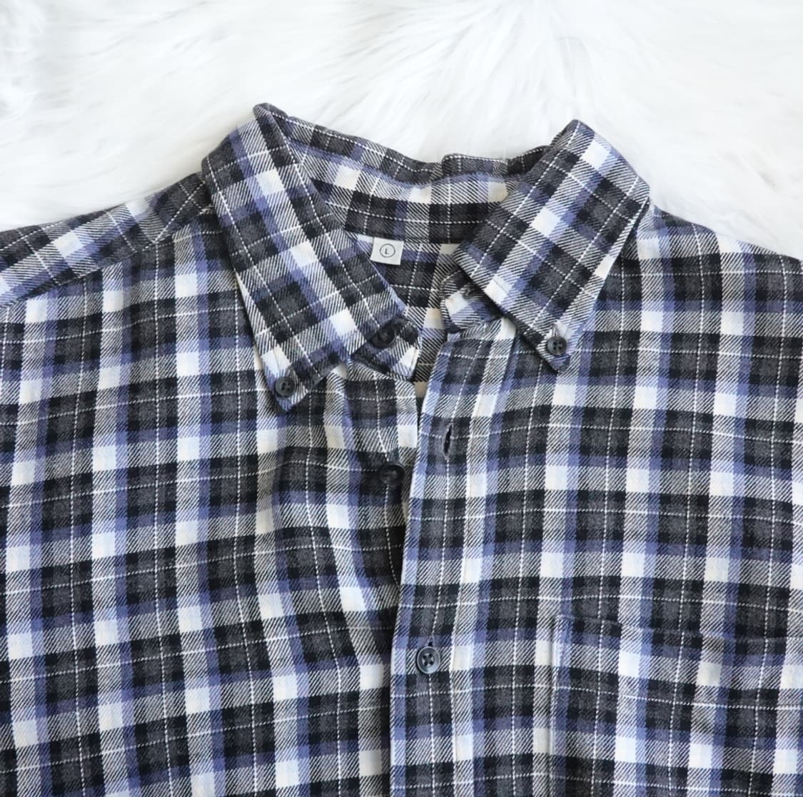 빈티지 체크 셔츠 1980 상품이미지3