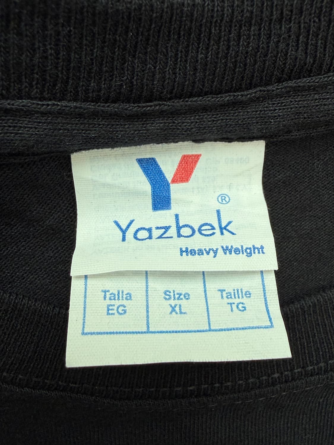 Yazbec 빈티지 카보산 루카스 티셔츠 블랙 XL 상품이미지3