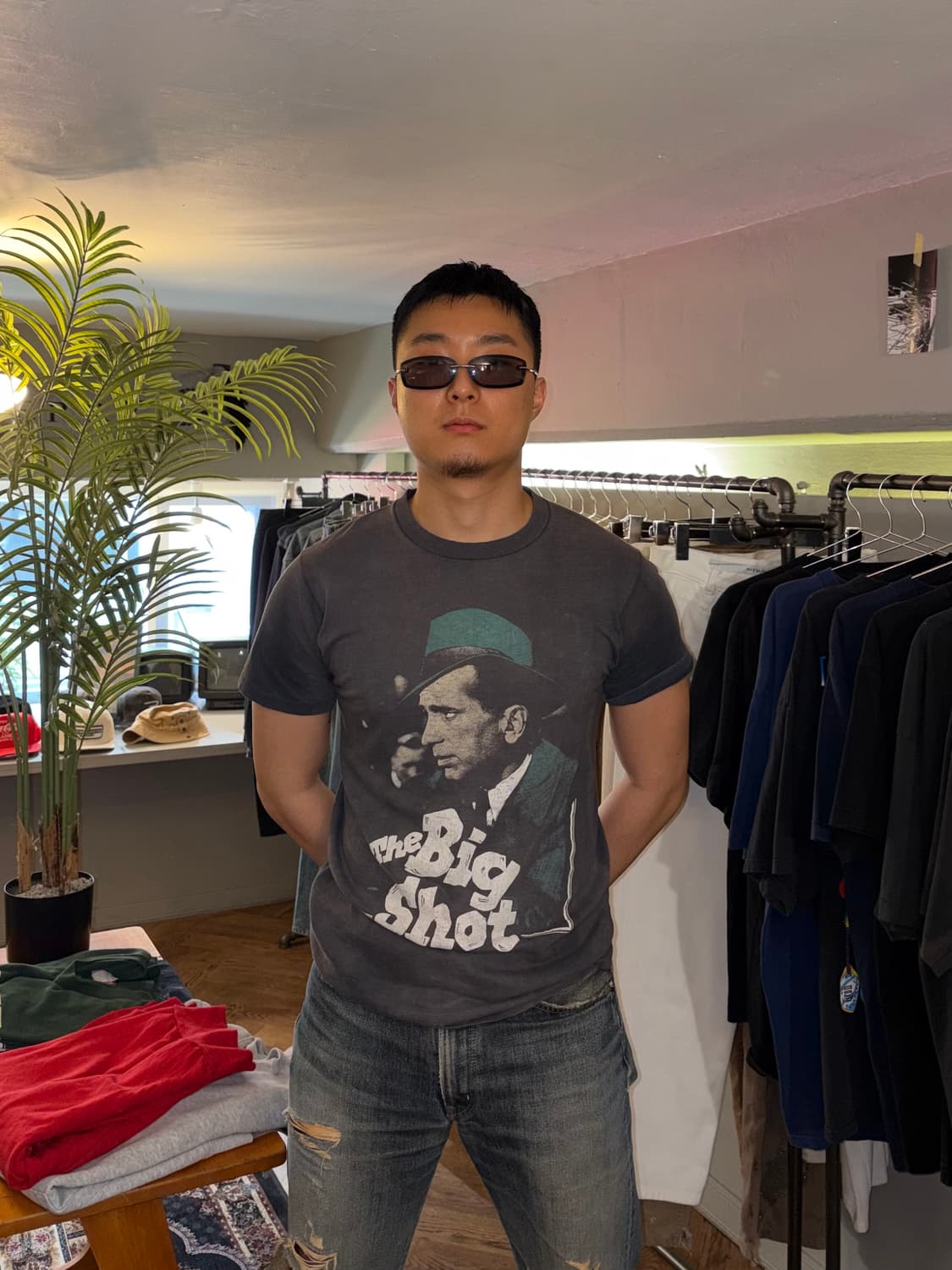 80‘s The Big Shot movie print hard T-sh 상품이미지2