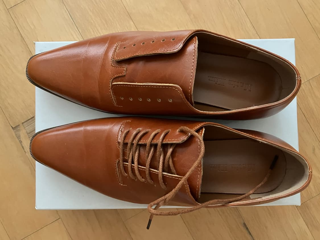 마뗑킴 제작 가죽 구두 상품이미지1