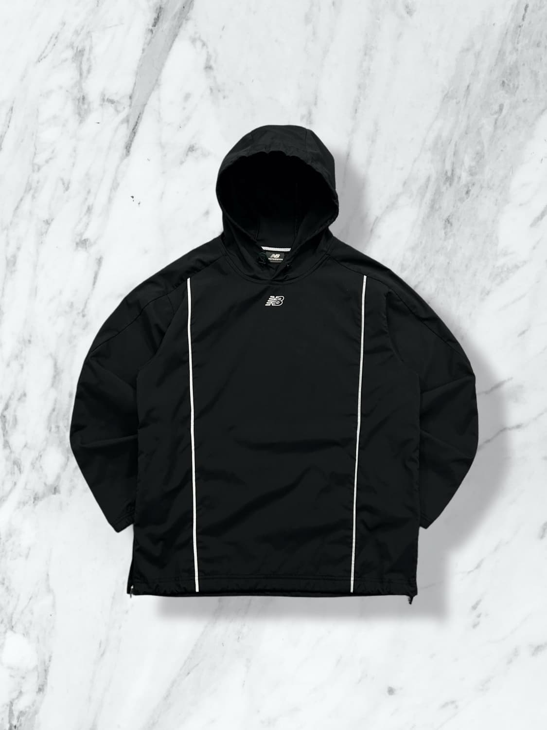 뉴발란스 우븐 바람막이 후드티 M 상품이미지1