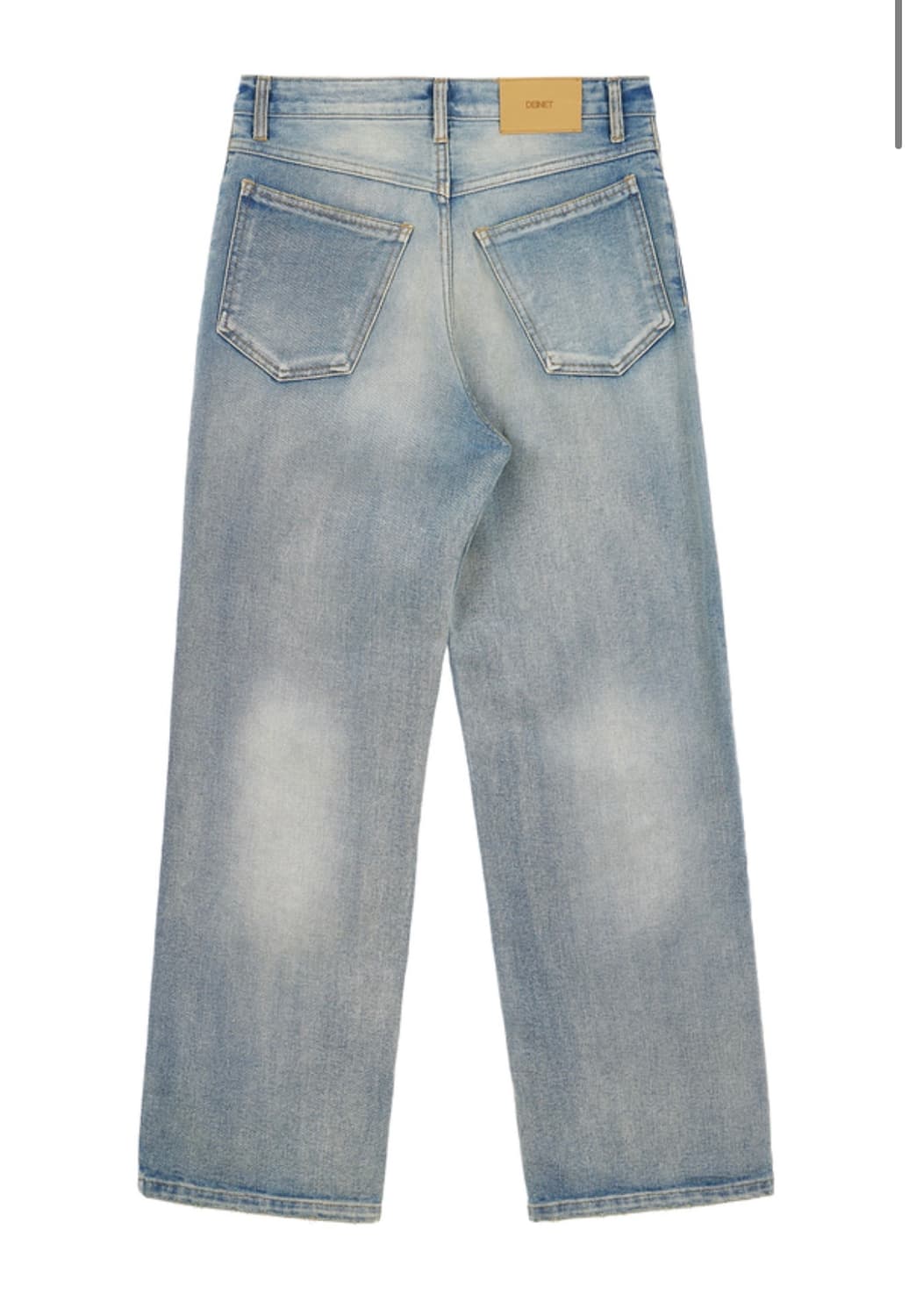 다이닛 faded straight denim in light blue S 상품이미지4