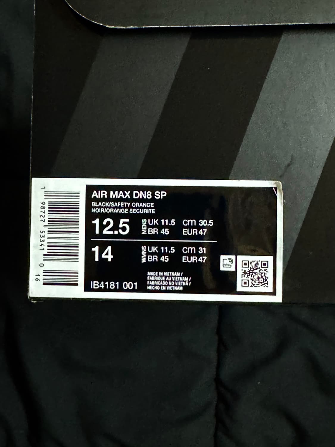 [305] 팔라스 X 나이키 에어 맥스 Dn8 블랙 세이프티 오렌지 상품이미지6