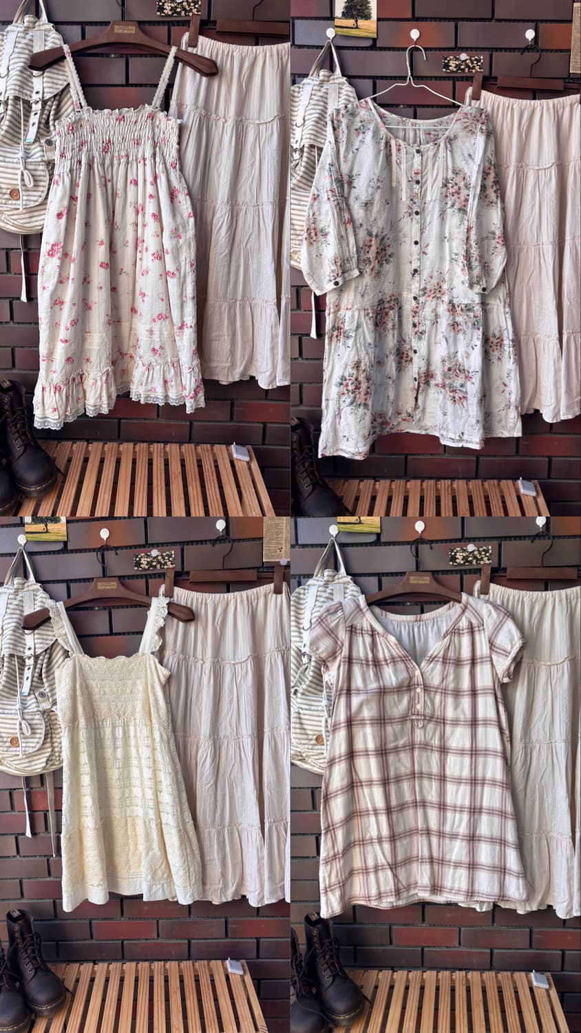 빈티지 모리걸 의류 모음 바선생 블라우스 스커트 코지모리 하구미 케이프 상품이미지3