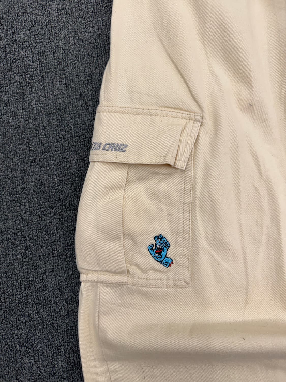 L)산타크루즈 빈티지 크림 코튼 카고 조거 팬츠 상품이미지7