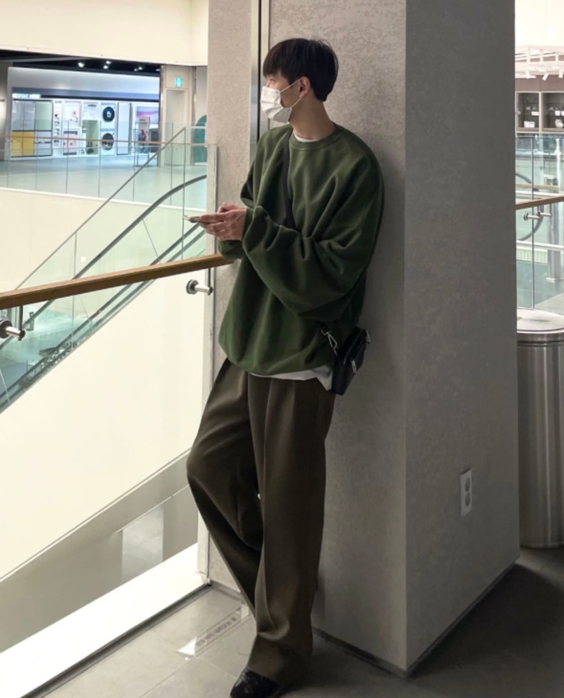 코시하루 로이 핀턱 와이드 슬랙스 상품이미지2