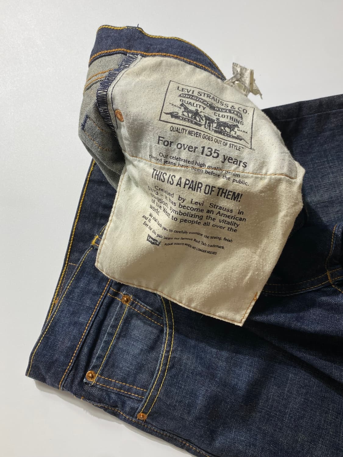[34] Levi's 502 리바이스 레귤러 핏 데님팬츠 상품이미지7