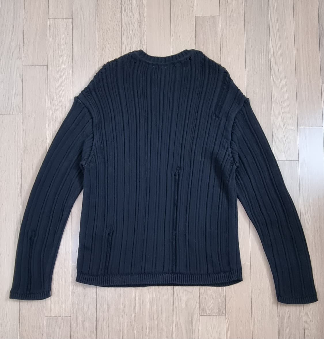 쿠어 데미지 씬 크루넥 니트 M _ 남성 상품이미지6