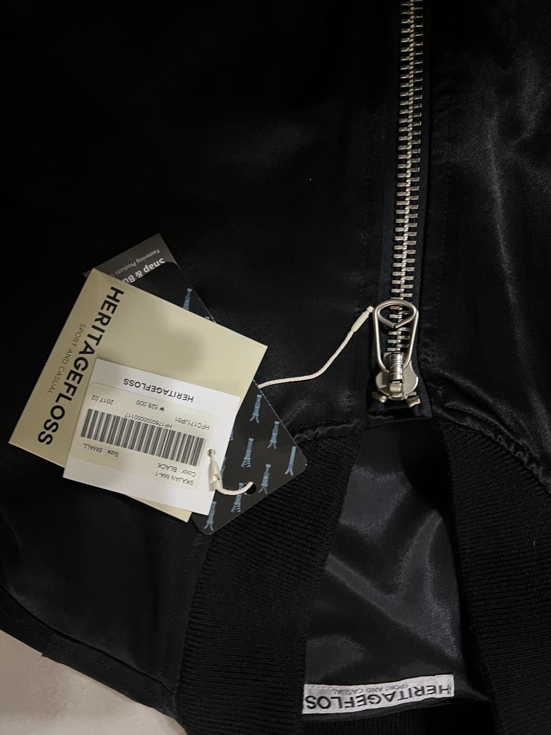 HERITAGE FLOSS Skajan MA-1 / Black 상품이미지8