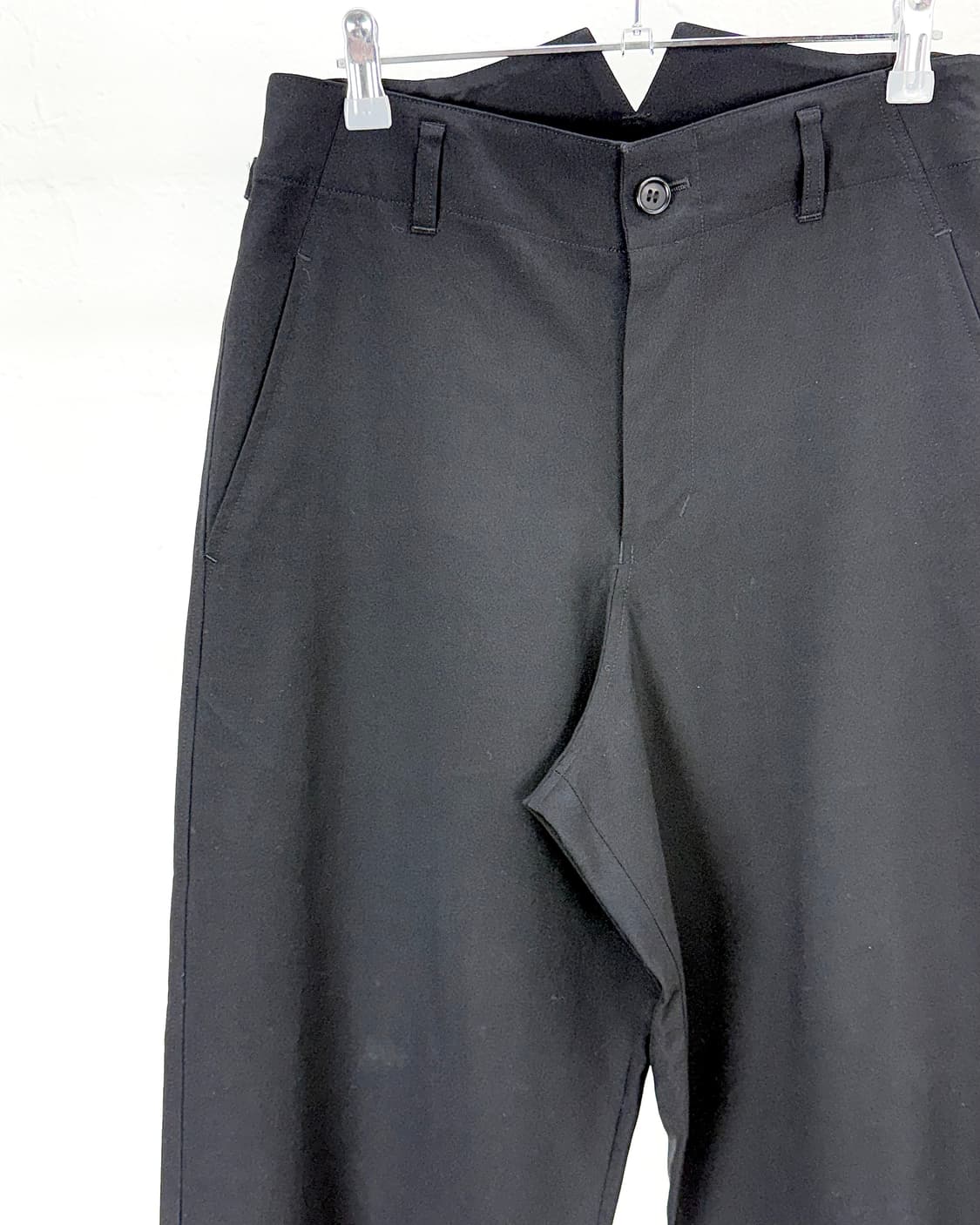 꼼데가르송 ad 2013 블랙 개버딘 하프 크롭 팬츠 상품이미지2