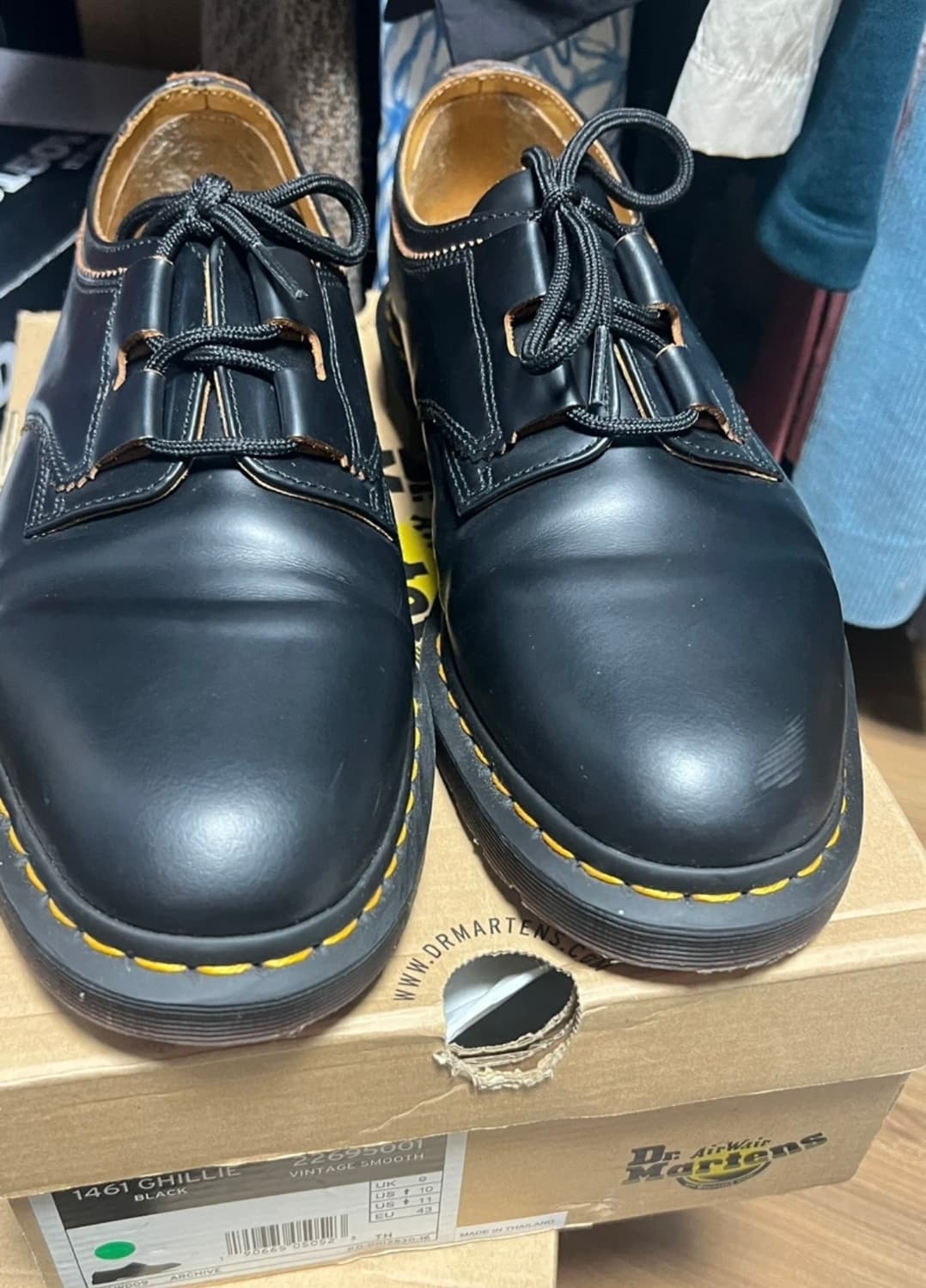 닥터마틴 1461 빌링턴 길리 블랙 280 사이즈 상품이미지1