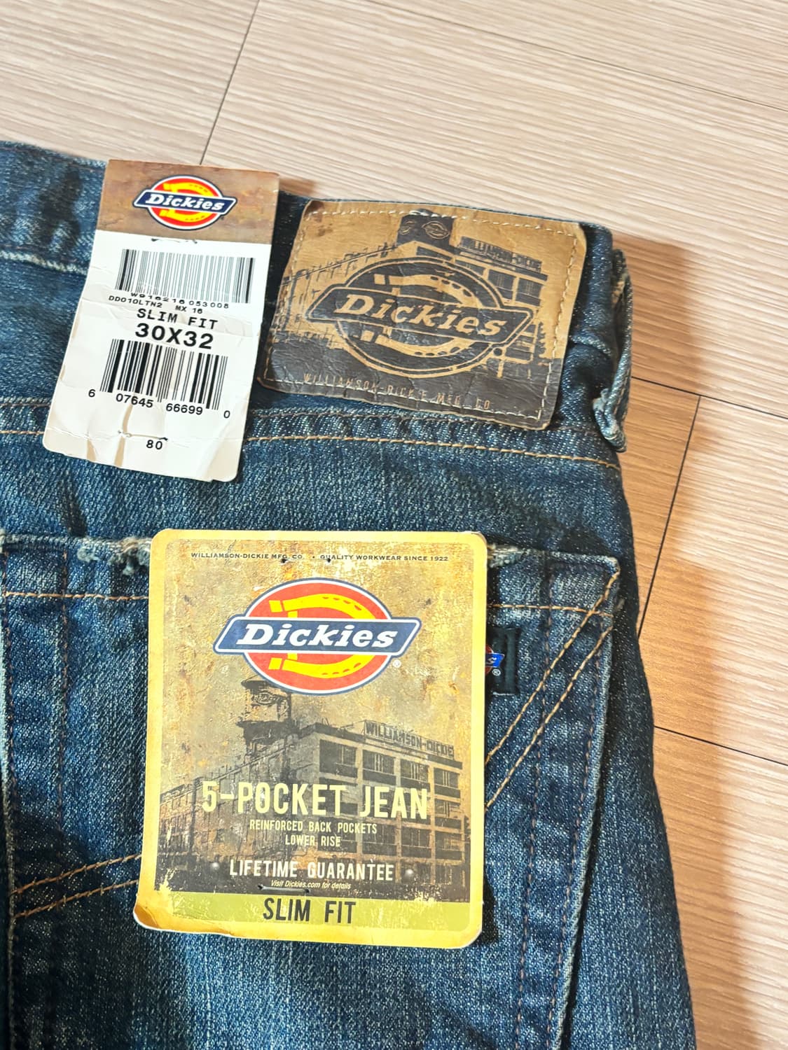 디키즈 슬림핏 5포켓 데님 30x32(새상품) 상품이미지2