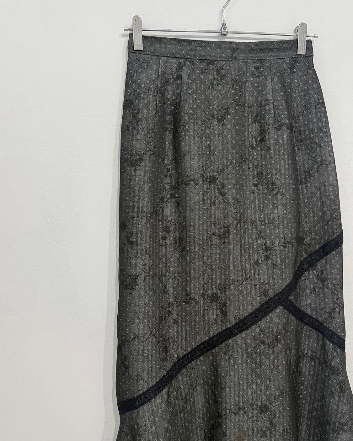Charcoal Oriental Mermaid Long Skirt 상품이미지9