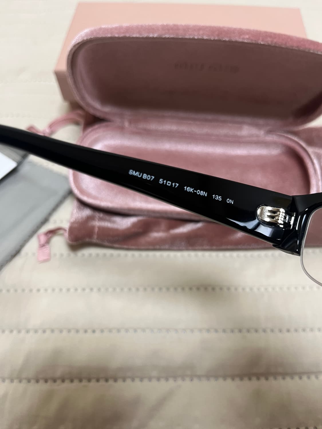 미우미우 브데트 장원영 안경 새상품 상품이미지6