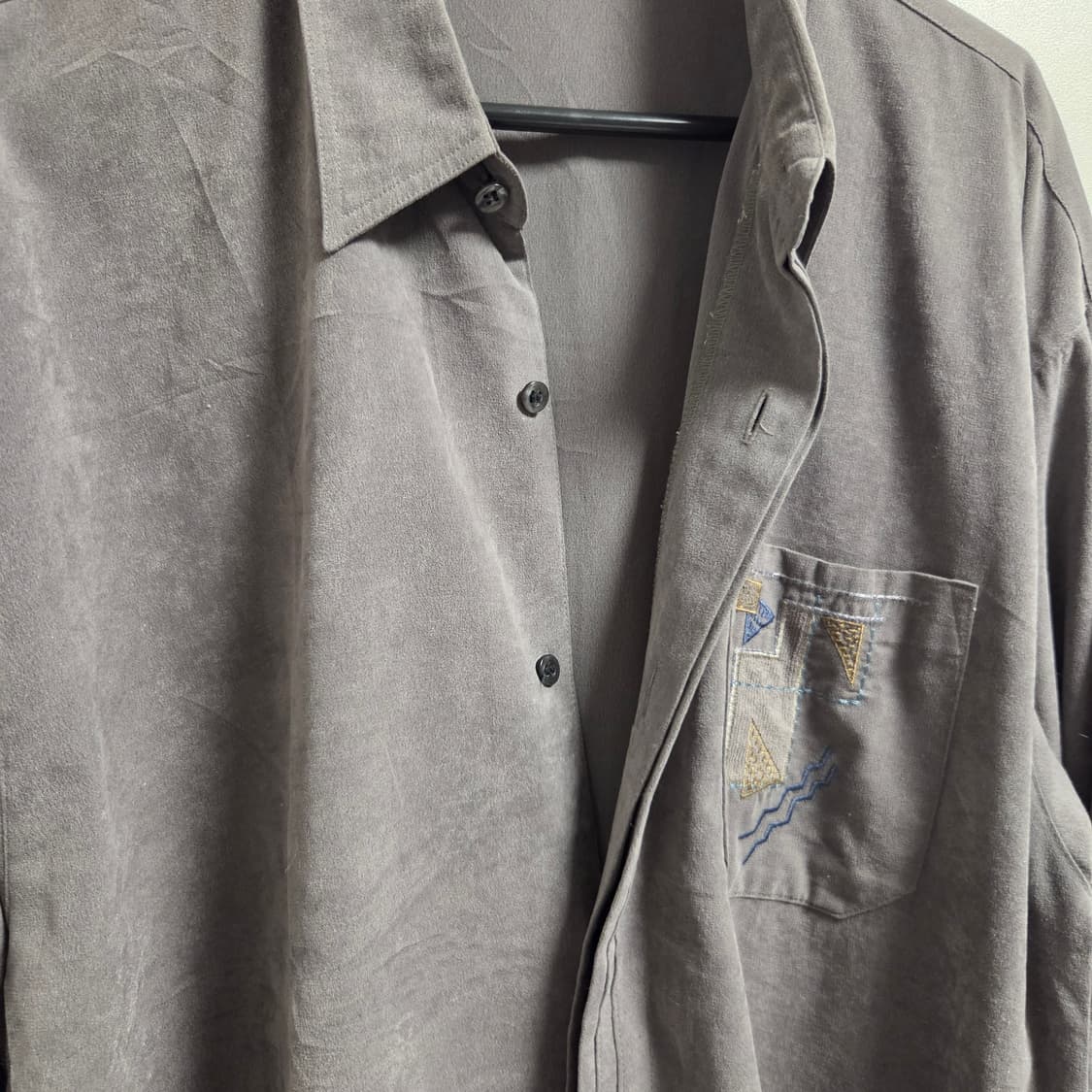 Carven 까르벵 포켓 자수 셔츠 L(100) 상품이미지6