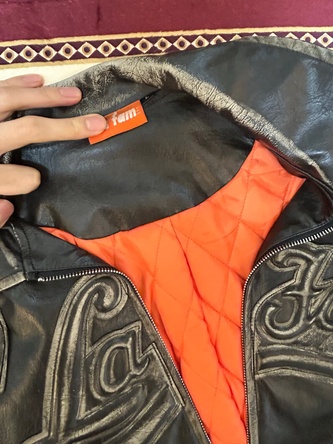 Lafam leathejacket 상품이미지3