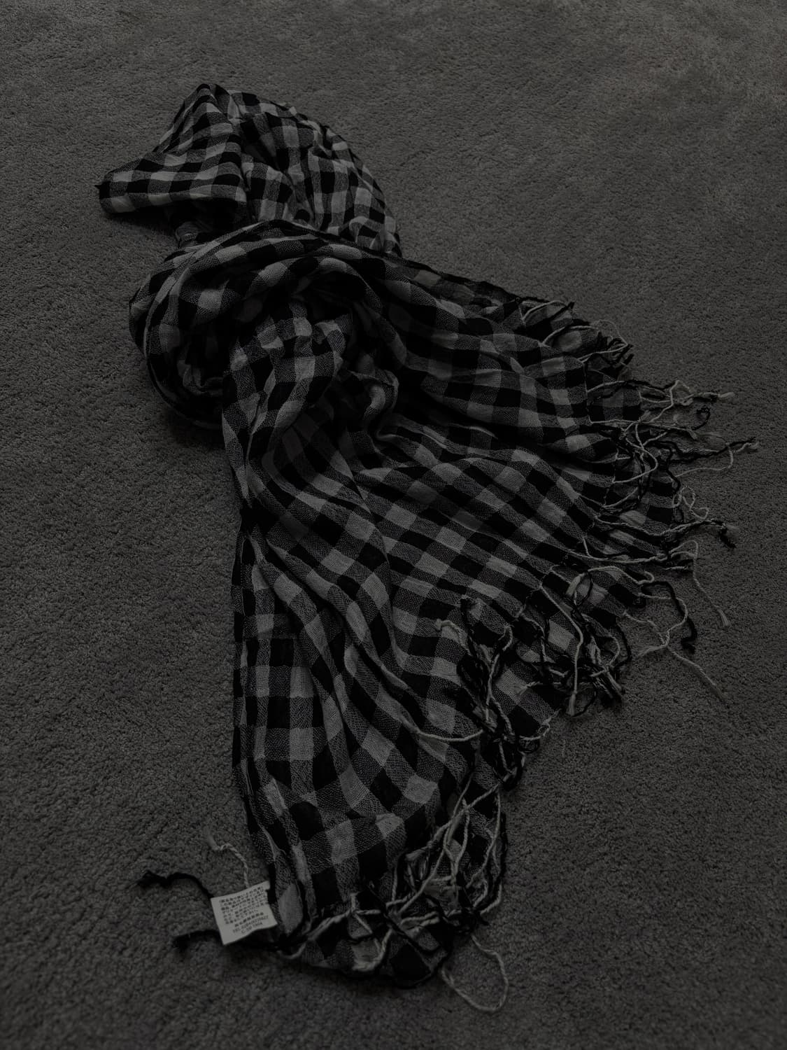 Vintage v-kei punk mood flannel muffler 상품이미지3