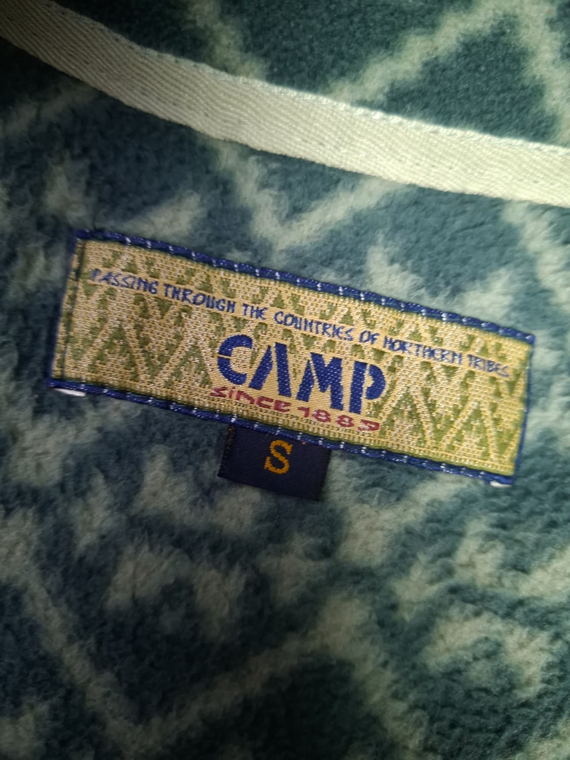 90's 빈티지 CAMP 노르딕 후리스 자켓 상품이미지2