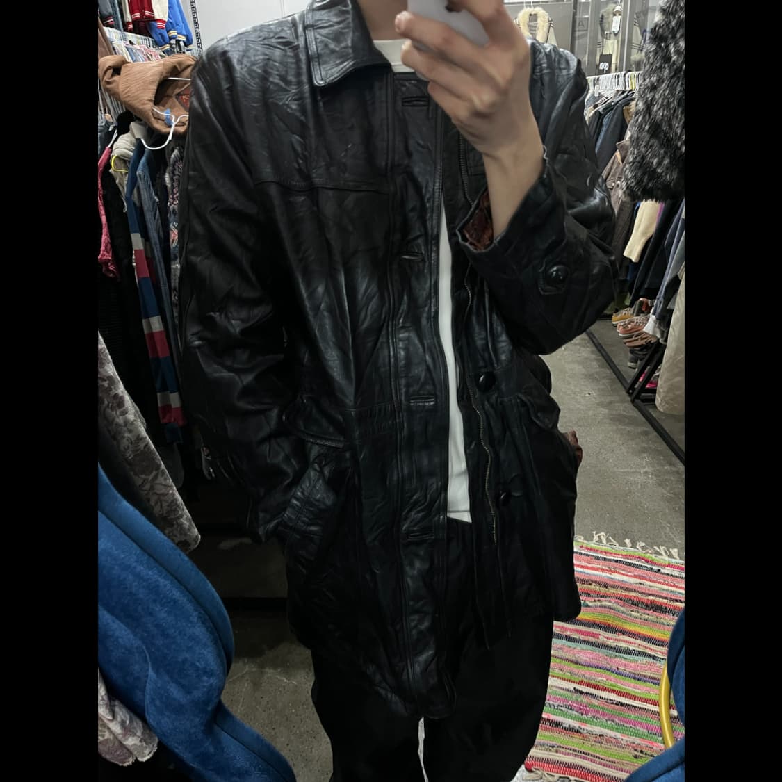 BUM 레더 카코트 L 상품이미지1