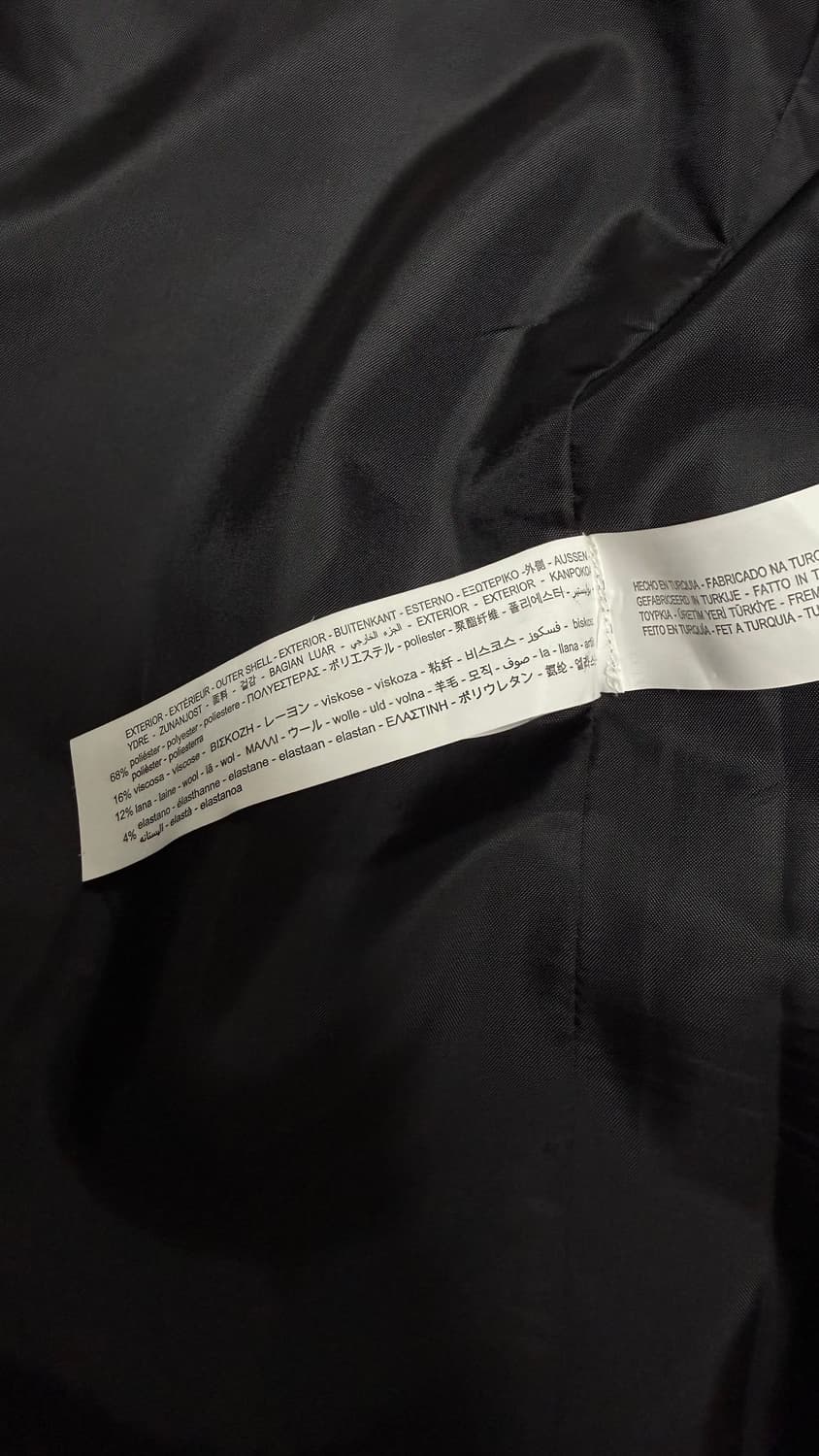 ZARA 블랙 블레이저 EUR48 새 제품 네고 가능합니다! 상품이미지4